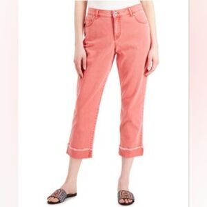 Style & Co Coral Curvy Capri Stretch 4